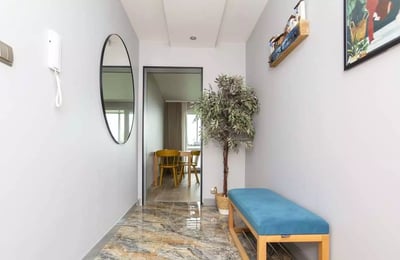 Langfristige Vermietung 2-Zimmer-Wohnung 48 m², Stadtteil Psie Pole, Breslau, Polen