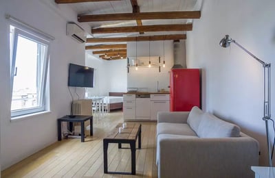 Langzeitmiete eines Studios 38 m² im Stadtzentrum, Belgrad, Serbien