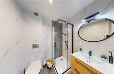 Location longue durée : studio de 19 m² à Grzegórzki, Cracovie, Pologne