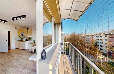 Location longue durée : studio de 19 m² à Grzegórzki, Cracovie, Pologne