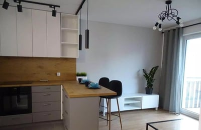 Long-term rental 2-room apartment 42 m², Wrocław, Poland