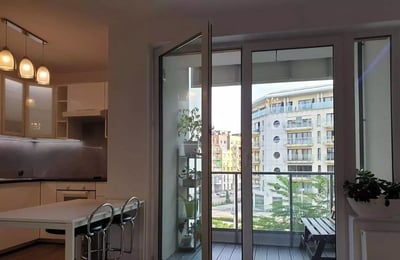 Долгосрочная аренда 3-комнатной квартиры 58 м² с балконом, Вроцлав, Польша