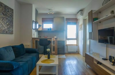Langzeitmiete 2-Zimmer-Wohnung 36 m², Stadtteil Zvezdara, Belgrad, Serbien