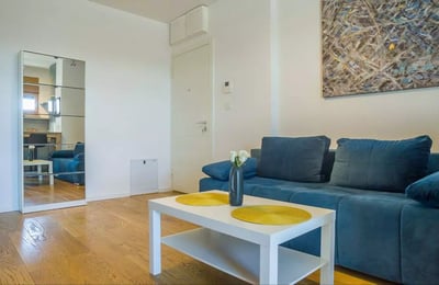 Langzeitmiete 2-Zimmer-Wohnung 36 m², Stadtteil Zvezdara, Belgrad, Serbien