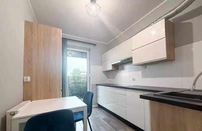 Long-term rental 2-room apartment, 50 m², Tarnogaj district, Wrocław, Poland
