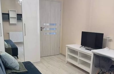 Long-term rental 2-room apartment, 40 m², Port Popowice district, Wrocław, Poland