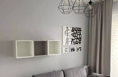 Long-term rental 2-room apartment, 40 m², Port Popowice district, Wrocław, Poland