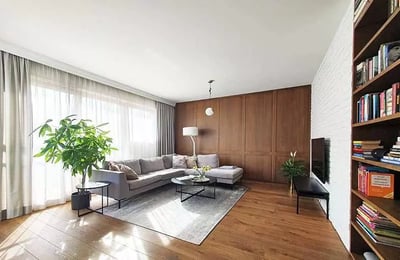 Location longue durée d’un appartement 4 pièces de 109 m² dans le quartier Mokotów, Varsovie, Pologne
