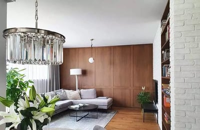Location longue durée d’un appartement 4 pièces de 109 m² dans le quartier Mokotów, Varsovie, Pologne