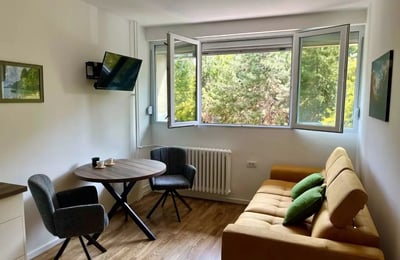 Location longue durée d’un appartement 2 pièces de 42 m² dans le quartier de Novi Beograd, Belgrade, Serbie