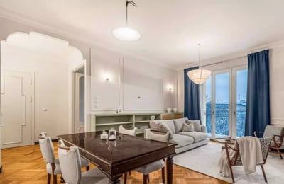 Location longue durée d’un appartement de 3 pièces, quartier Mokotów, Varsovie, Pologne