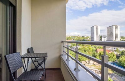 Langfristige Vermietung einer 2-Zimmer-Wohnung, 50 m², im Wohnkomplex Green Residence, Belgrad, Serbien