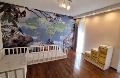 Alquiler a largo plazo de un piso de 4 habitaciones 130 m², en Nuevo Belgrado, Serbia