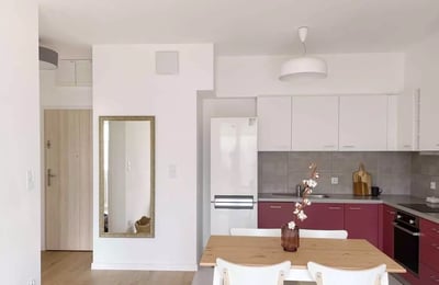 Long-term rental of a 2-room apartment, 44 m², in Wrocław, Poland