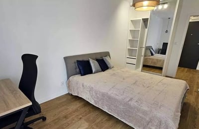 Langzeitmiete einer 2-Zimmer-Wohnung, 44 m², im Stadtteil Kleczków, Breslau, Polen