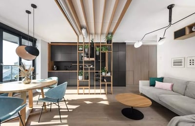 Alquiler a largo plazo de un piso de 3 habitaciones, 75 m², en el distrito de Kazimierz, Cracovia, Polonia