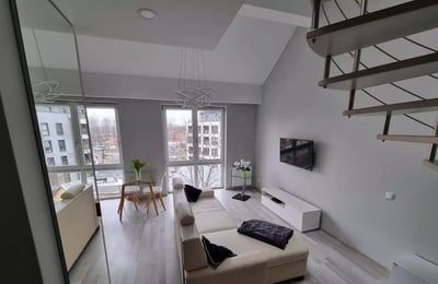 Долгосрочная аренда 2-комнатной квартиры, 58 м², в районе Podgórze, Краков, Польша