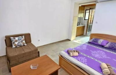 Long-term rental of a 1-room apartment, 25 m², in Zemun, Belgrade, Serbia