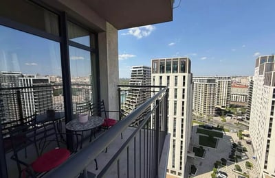 Langzeitmiete einer 3-Zimmer-Wohnung, 92 m², in der Premiumresidenz BW Vista, Belgrad, Serbien