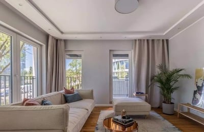 Long-term rental of a 3-room apartment, 75 m², Mokotów district, Warsaw, Poland