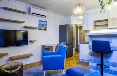 Langzeitmiete einer 2-Zimmer-Wohnung, 48 m², Stadtteil Neu-Belgrad, Belgrad, Serbien