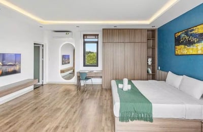 Langzeitmiete einer Villa, 4 Schlafzimmer, in der Nähe des Golden Bay Hotels, Da Nang, Vietnam