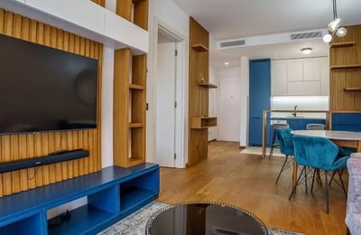 Location d’un appartement moderne de 2 pièces, 46 m², Novi Dorćol, Belgrade, Serbie