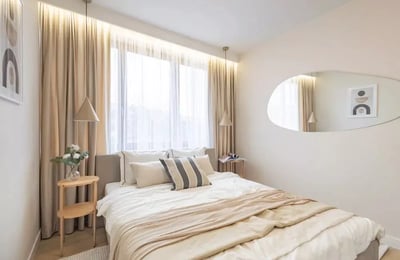 Rental of a bright 2-room apartment, 45 m², Prądnik Czerwony, Kraków, Poland