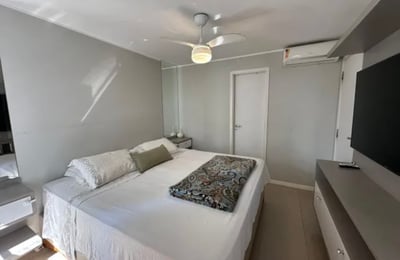 Alquiler de un amplio apartamento de 3 habitaciones, 96 m², en Barra de Tijuca, Río de Janeiro, Brasil