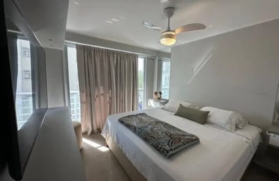 Alquiler de un amplio apartamento de 3 habitaciones, 96 m², en Barra de Tijuca, Río de Janeiro, Brasil