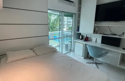 Rental of a cozy studio flat, Barra da Tijuca district, Rio de Janeiro, Brazil