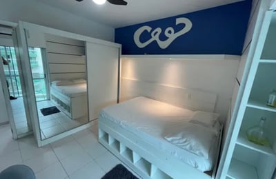 Rental of a cozy studio flat, Barra da Tijuca district, Rio de Janeiro, Brazil