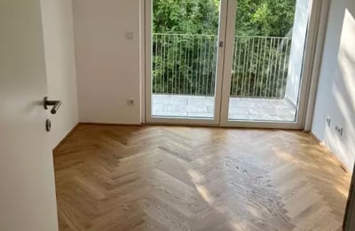 Alquiler a largo plazo, apartamento nuevo en el complejo "Schafberg", Viena, distrito 18