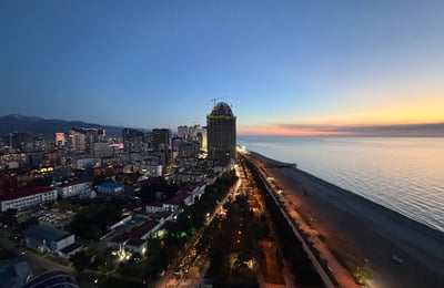 Prestigious and furnished apartment for rent in Alliance privilege with sea view, 55 m², Batumi, Georgia