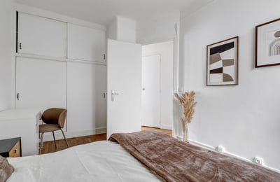 Rent of a modern 2-room apartment, 40 m², 15th district, Paris, France