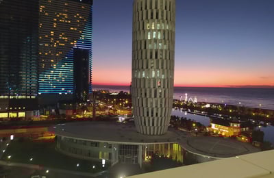 Langzeitmiete eines Studio-Apartments, 29 m², in Batumi, Georgien