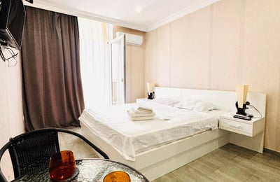 Location d'un studio cosy avec vue sur la mer, Orbi Residence, Batoumi, Géorgie