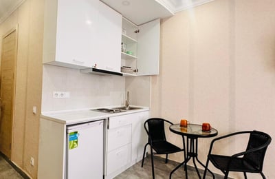 Location d'un studio cosy avec vue sur la mer, Orbi Residence, Batoumi, Géorgie