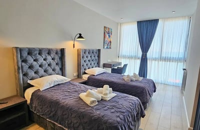 Location d'un studio cosy avec vue sur la mer, 34 m², Batoumi, Géorgie
