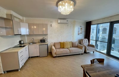 Vermietung einer modernen Wohnung mit Aussicht, 54 m², Orbi Panorama, Batumi, Georgien
