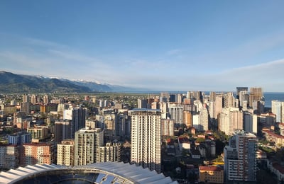 Premium Apartment 85m² with Panoramic View for Rent, Batumi, Georgia