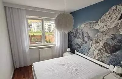 Долгосрочная аренда 3-комнатной квартиры с террасой 50 м², район Ягодно, Вроцлав, Польша