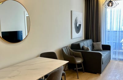 Alquiler de un nuevo apartamento de 50 m² con vista panorámica al mar, Batumi, Georgia