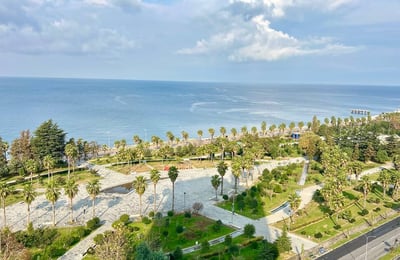 Alquiler de un nuevo apartamento de 50 m² con vista panorámica al mar, Batumi, Georgia