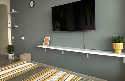 Alquiler de un estudio con vistas panorámicas al mar y al bulevar, 30 m², Batumi, Georgia