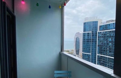 Furnished sea view studio apartment rental, Batumi, Georgia