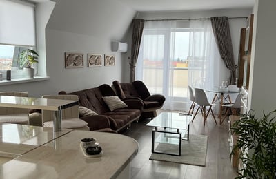 Cozy apartment with panoramic mountain view and terrace for rent, Râșnov, Brașov, Romania