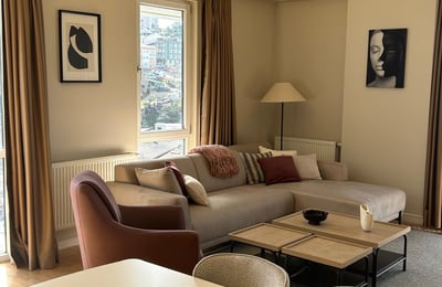 Location d’un appartement design de 75 m² à Seba Suites, Kağıthane, Istanbul, Turquie