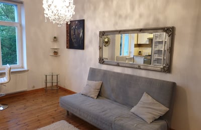 Cozy furnished 31 m² studio apartment for rent in Warsaw, Poland