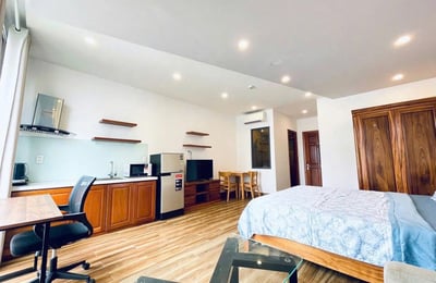 Cozy and furnished studio for rent with a balcony, Da Nang, Vietnam